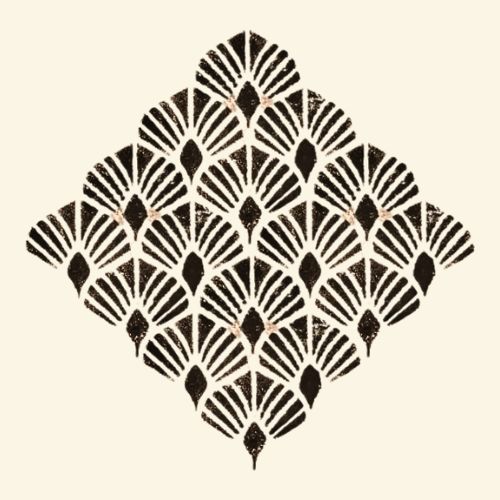 Blue Lotus Dahab Ornament II Full on Grey