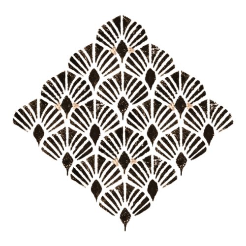 Blue Lotus Dahab Ornament II Full on White